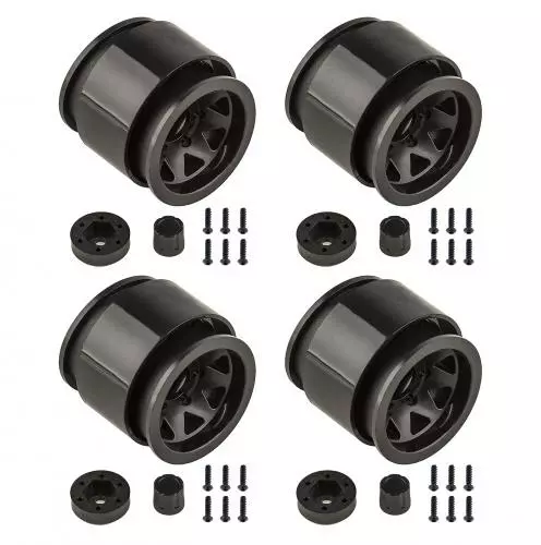 Element RC Enduro Trigon Wheels 1.55In Black 1 Element RC Enduro Trigon Wheels 1.55In Black